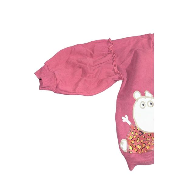 Peppa Pig Suzy Sheep Sweater by Next Maroon Embroidery Cotton Blend Size 3-4Y - Picture 3 of 6